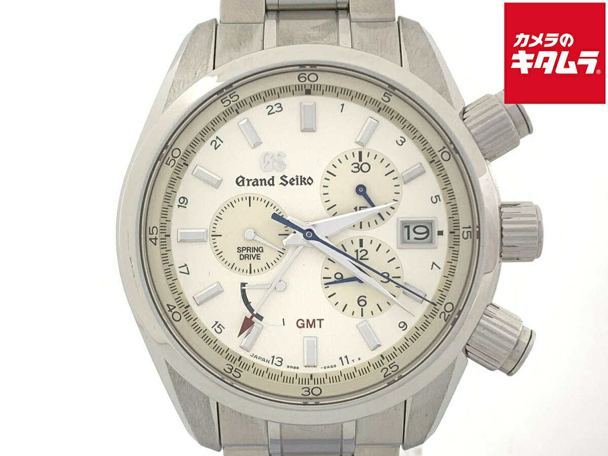 【中古】 【美品】 グランドセイコー スプリングドライブ シルバー SBGC201/9R86-0AA0 ステンレススティール 【1年保証】