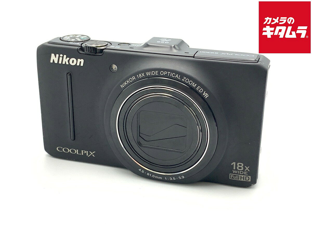 【中古】 【並品】 ニコン COOLPIX S9300 ノーブルブラック 【コンパクトデジタルカメラ】 【6ヶ月保証】