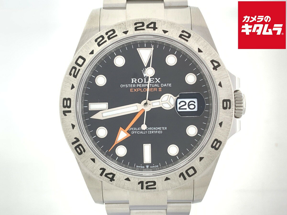 【中古】 【新品同様】 ロレックス(ROLEX) エクスプローラーII ブラック 226570 ステンレス 【1年保証】