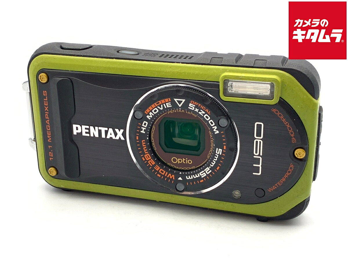 【中古】 【並品】 ペンタックス Optio W90 ピスタチオグリーン 【コンパクトデジタルカメラ】