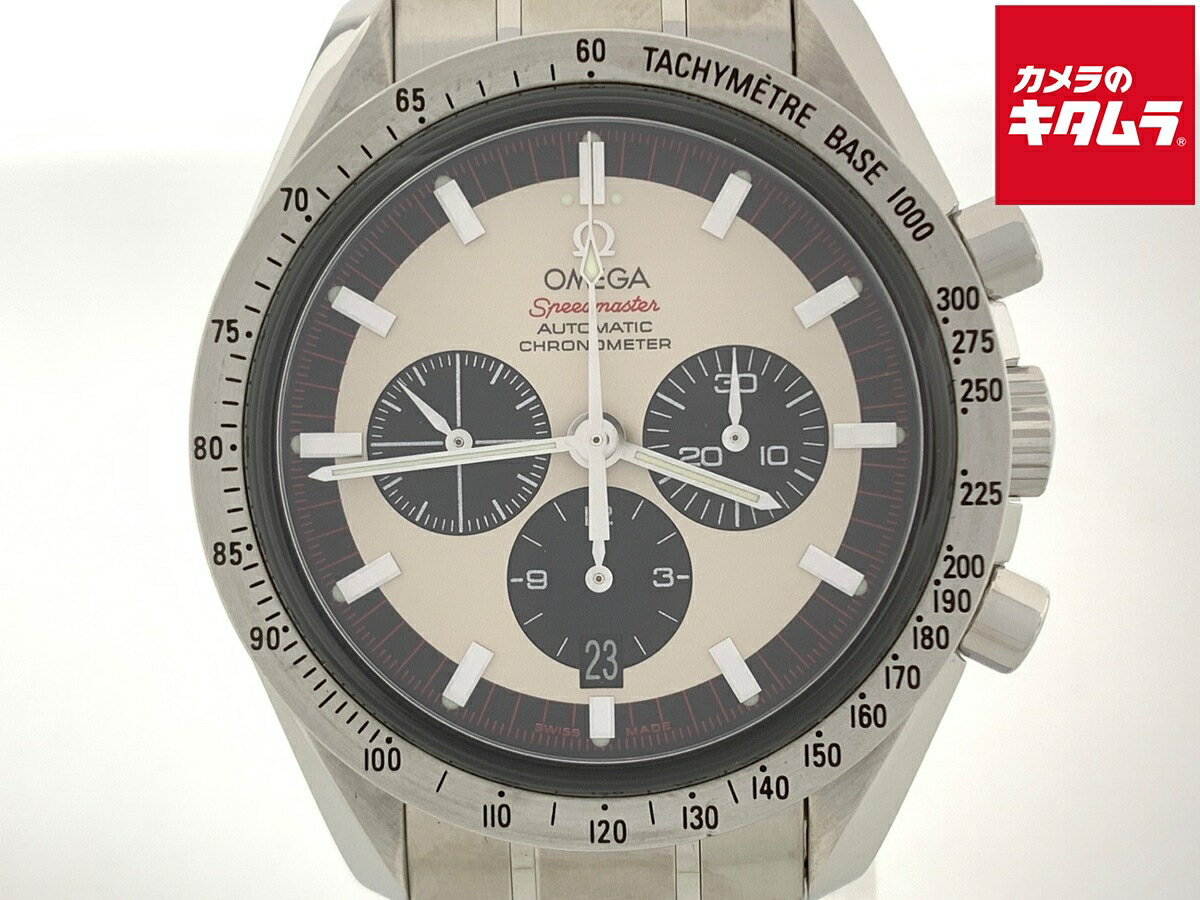 【中古】 【良品】 オメガ(OMEGA) スピードマスター ホワイト 3559.32 ステンレススティール ミハエル・シューマッハ 【1年保証】