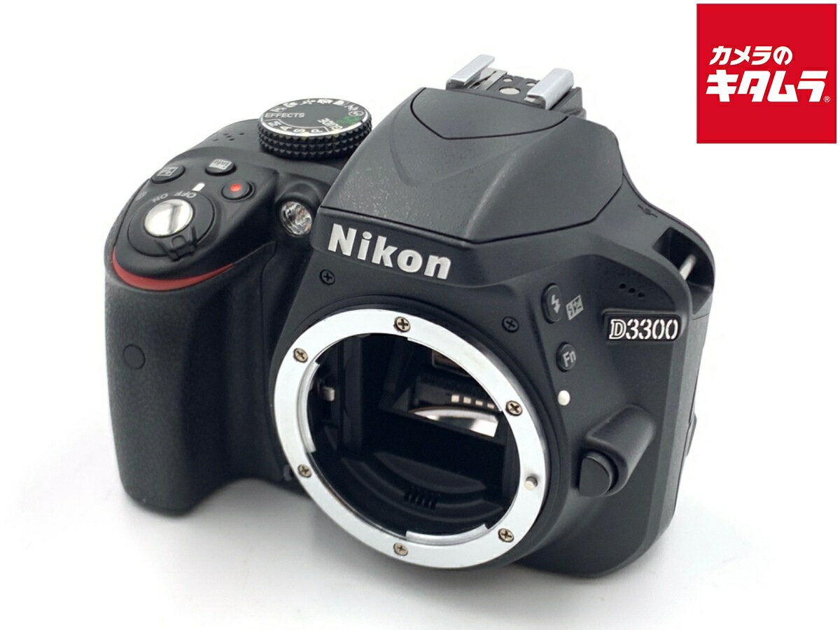 【中古】 【並品】 ニコン D3300 ボディ ブラック 【デジタル一眼レフ】
