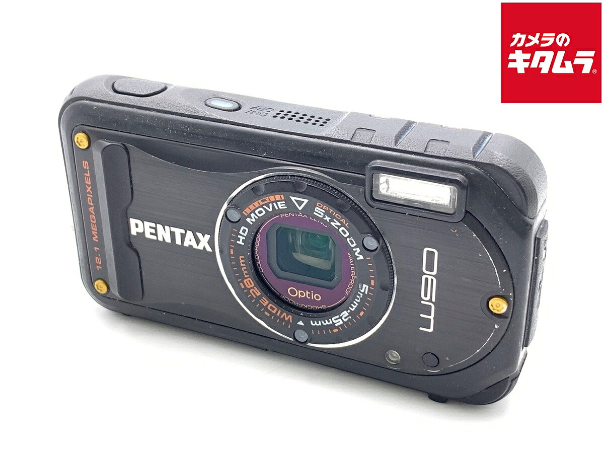 【中古】 【並品】 ペンタックス Optio W90 ブラック 【コンパクトデジタルカメラ】