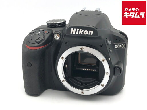 【中古】 【美品】 ニコン D3400 ボディ ブラック 【デジタル一眼レフ】 【中古】 【美品】 ニコン D3400 ボディ ブラック 【デジタル一眼レフ】