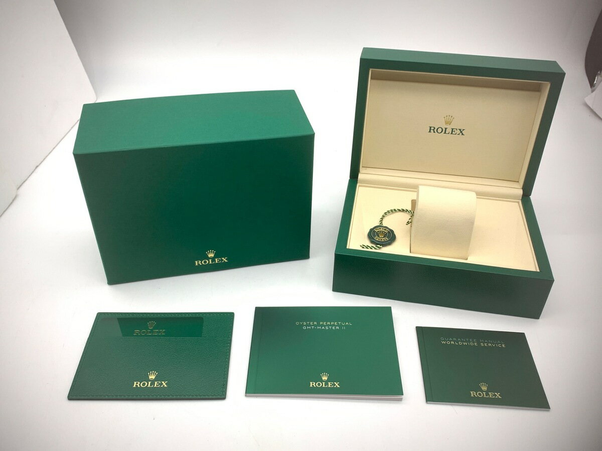 【中古】 【新品同様】 ロレックス(ROLEX) GMTマスターII ブラック 126710GRNR ステンレススティール オイスターブレス 【1年保証】