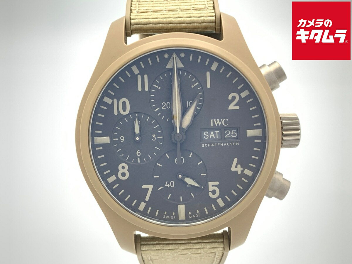Pilot Watch - 【中古】 【美品】 IWC パイロットウォッチ ブラウン IW389402 セラミック トップガン モハーヴェ・デザート 【1年保証】