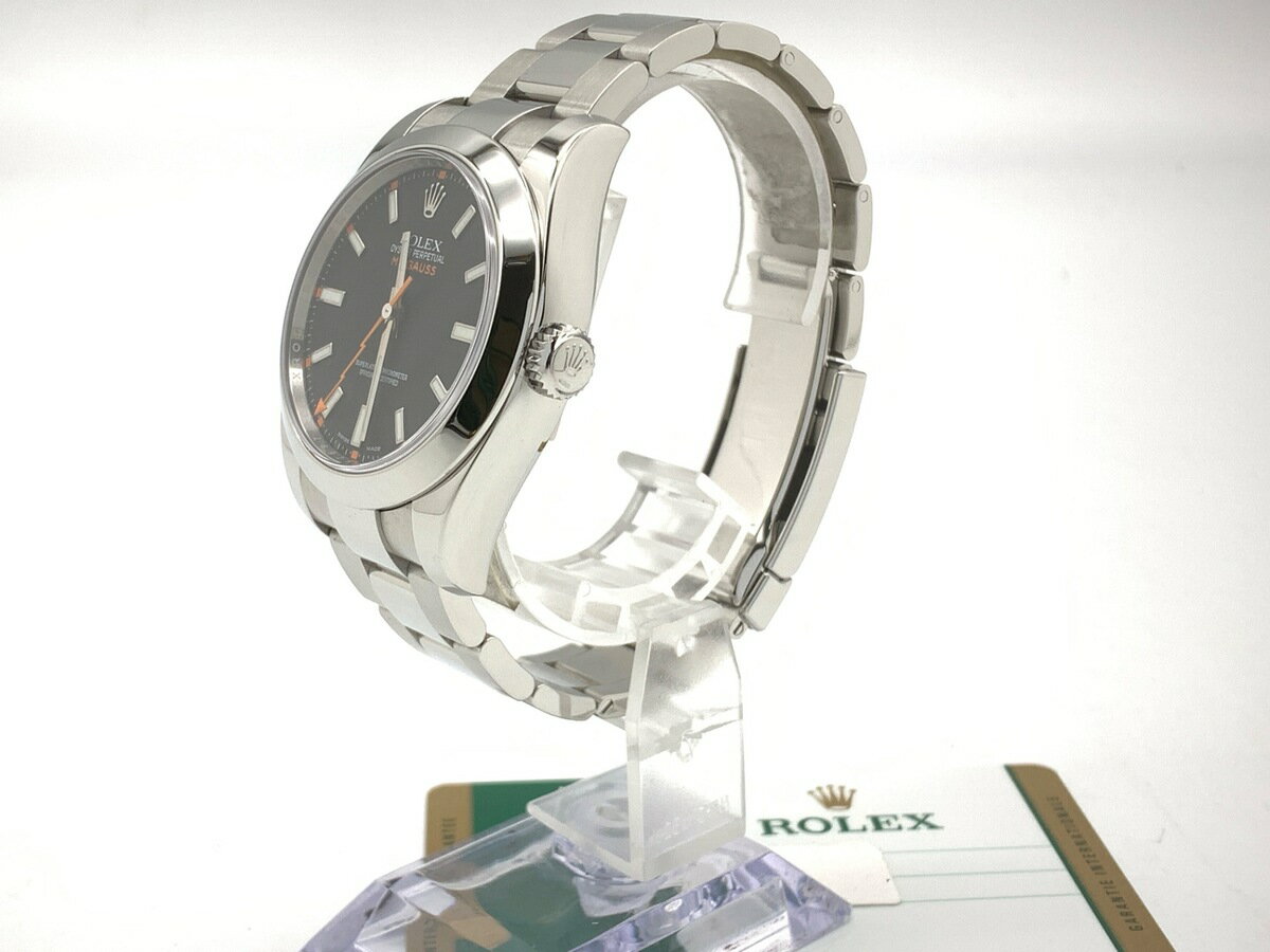 ����š� �����ʡ� ����å���(ROLEX) �ߥ륬���� �֥�å� 116400 ���ƥ�쥹 ��1ǯ�ݾڡ�