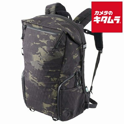 ハクバ SLX-FRBP28BC LUXXe フィールド ロールトップバックパック28 カメラバッグ ブラックカモ ハクバ SLX-FRBP28BC LUXXe フィールド ロールトップバックパック28 カメラバッグ ブラックカモ