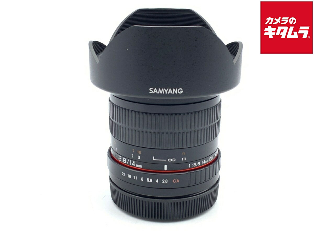 【中古】 【並品】 サムヤン 14mm F2.8 ED AS IF UMC キヤノンEF 【交換レンズ】
