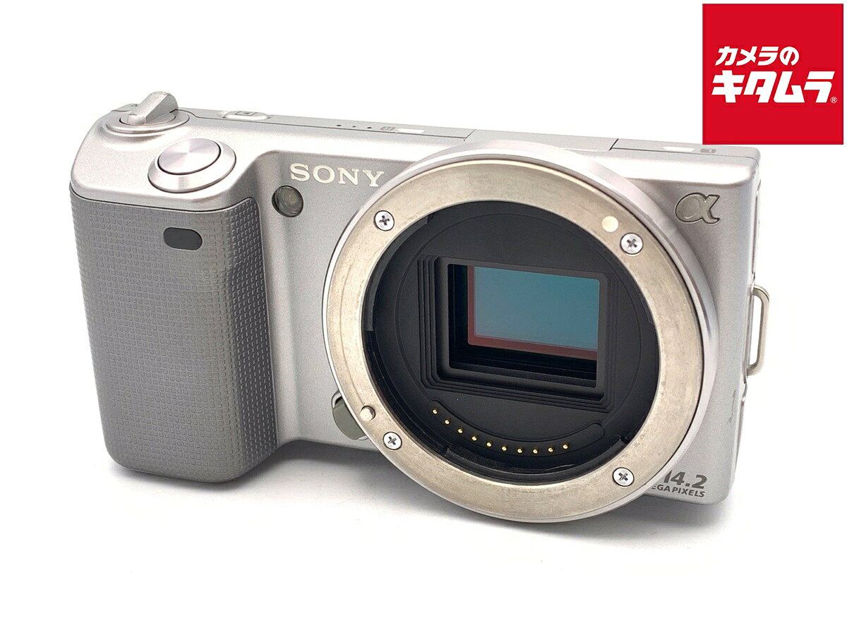 【中古】 【並品】 ソニー α NEX-5 ボディ シルバー 【ミラーレス一眼】