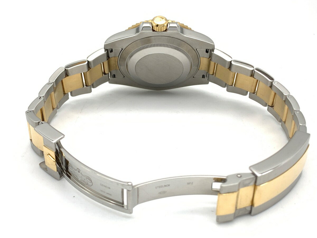 【中古】 【良品】 ロレックス(ROLEX) サブマリーナー デイト ブラック 116613GLN ステンレス/イエローゴールド ツヤなし 【1年保証】