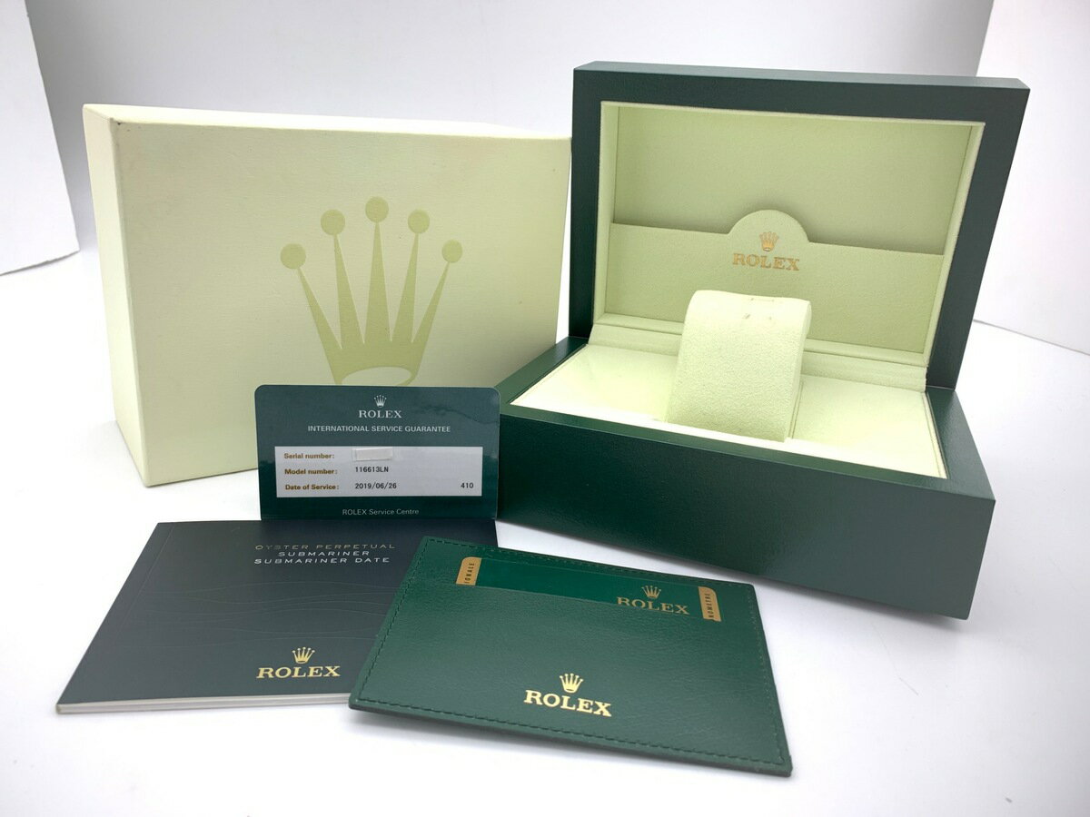 【中古】 【良品】 ロレックス(ROLEX) サブマリーナー デイト ブラック 116613GLN ステンレス/イエローゴールド ツヤなし 【1年保証】