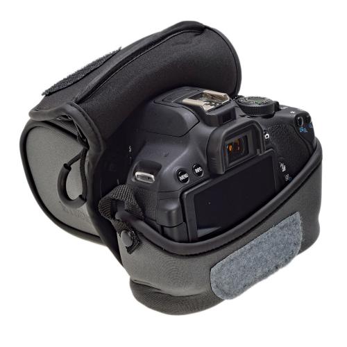 エツミ E-3583 NPカメラケース ポケット グレー SS