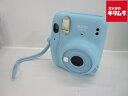 【中古】 【良品】 フジフイルム インスタントカメラ instax mini 11 「チェキ」スカイブルー 【フィルムカメラ】