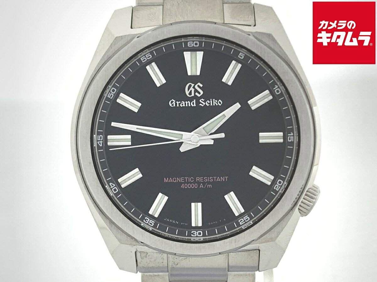 【中古】 【美品】 グランドセイコー クォーツ ブラック SBGX343/9F61-0AN0 ステンレススティール 【1年保証】