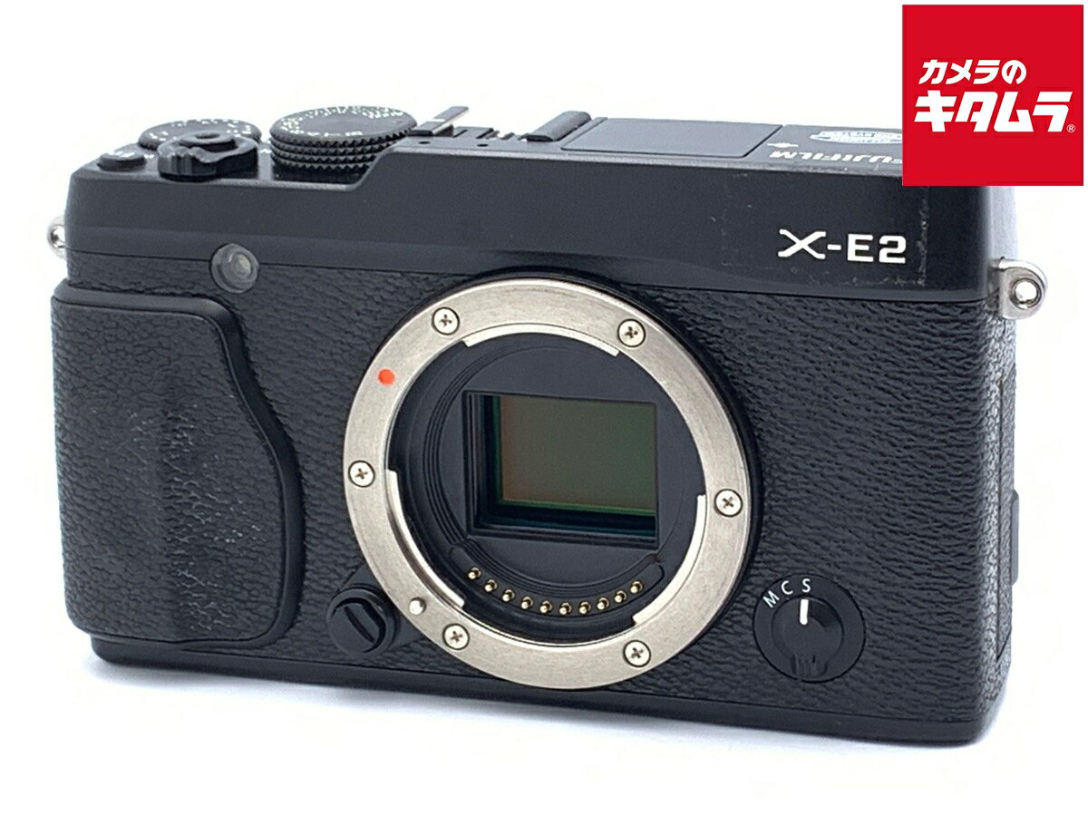 【中古】 【並品】 フジフイルム X-E2 ボディ ブラック 【ミラーレス一眼】 【6ヶ月保証】