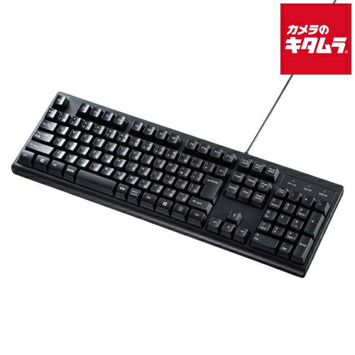 乐天商城 - サンワサプライ SKB-BS6BK 日本語109キーボード　抗菌防水防塵タイプ
