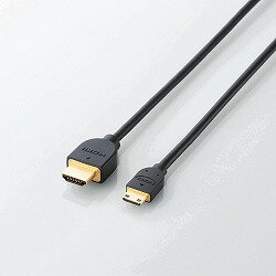 エレコム イーサネット対応HDMI-Miniケーブル(A-C) DH-HD14EM10BK 《納期未定》