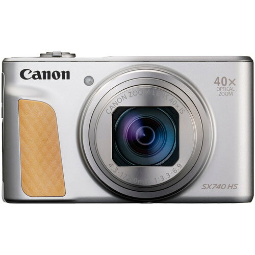 キヤノン PowerShot SX740 HS シルバー Canon コンパクトデジタルカメラ デジカメ 光学40倍 4K 自撮り
