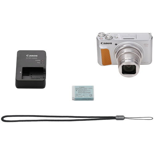キヤノン PowerShot SX740 HS シルバー Canon コンパクトデジタルカメラ デジカメ 光学40倍 4K 自撮り