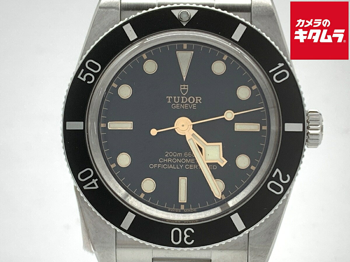 【中古】 【美品】 チューダー ブラックベイ 54 ブラック 79000N ステンレススティール SSブレス 【1年保証】