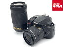 【中古】 【並品】 ニコン D3400 ダブルズームキット ブラック 【デジタル一眼レフ】|詳細画像