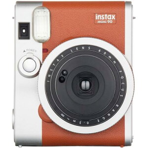 フジフイルム インスタントカメラ instax mini 90 「チェキ」 ネオクラシック ブラウン
