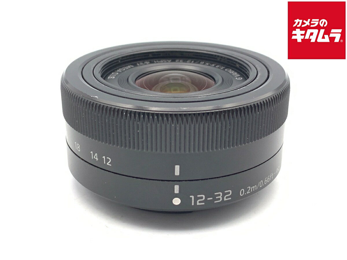 Rakuten - 【中古】 【並品】 パナソニック LUMIX G VARIO 12-32mm F3.5-5.6 ASPH. MEGA O.I.S. [H-FS12032] ブラック 【交換レンズ】 【6ヶ月保証】