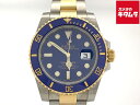 【中古】 【美品】 ロレックス(ROLEX) サブマリーナー デイト ブルー 116613LB ステンレス/イエローゴールド つやあり 【1年保証】|詳細画像