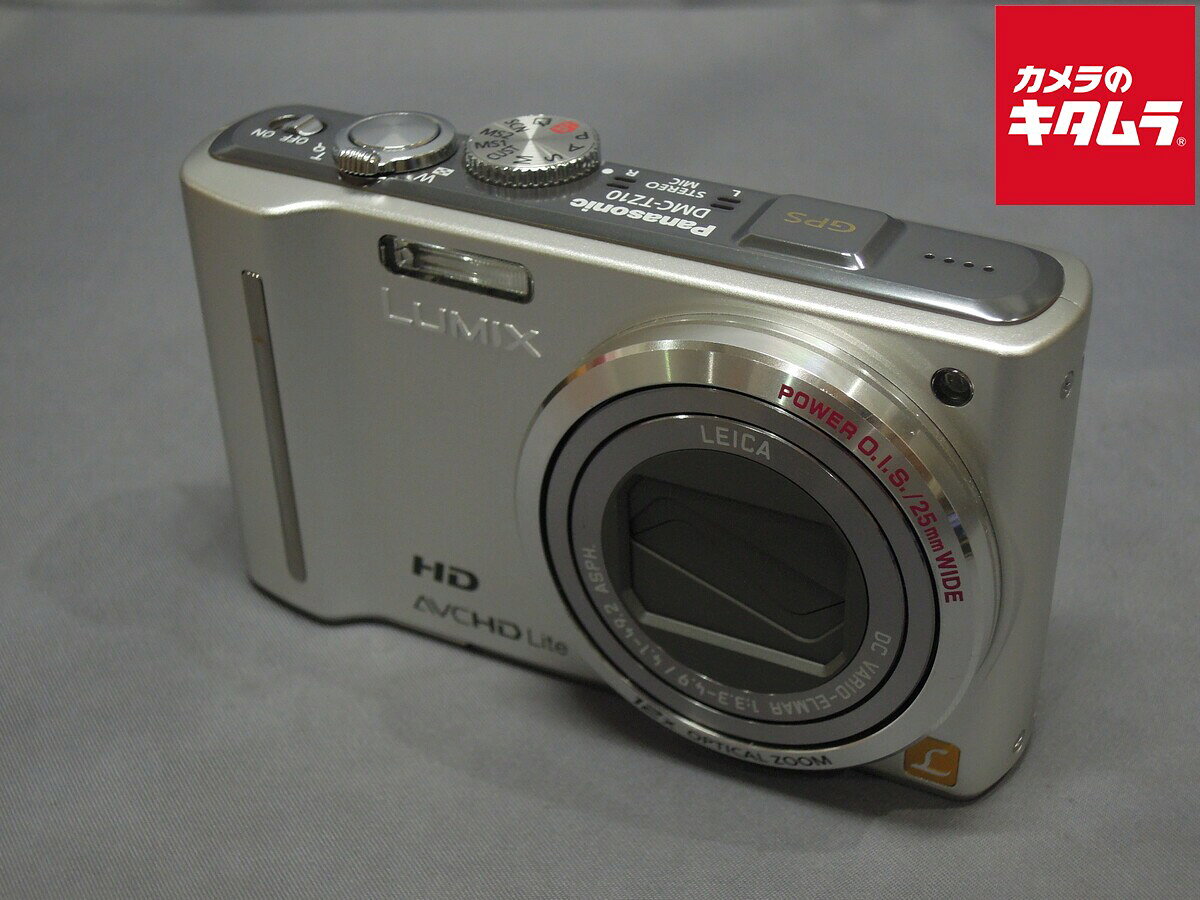 【中古】 【難あり品】 パナソニック LUMIX DMC-TZ10-S シルバー 【コンパクトデジタルカメラ】