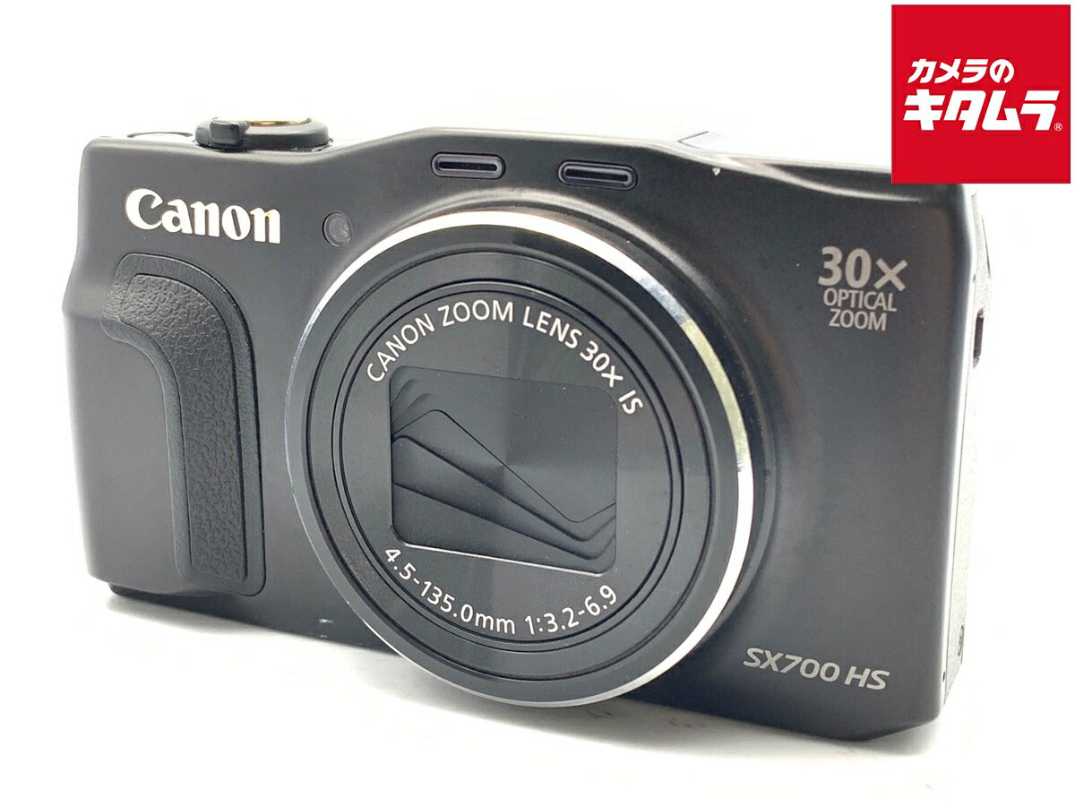 【中古】 【並品】 キヤノン PowerShot SX700 HS ブラック 【コンパクトデジタルカ ...