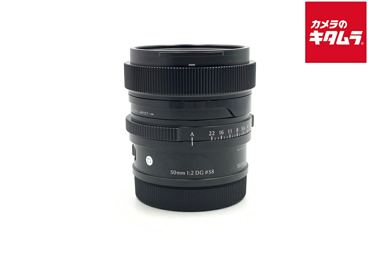 【中古】 【美品】 シグマ 50mm F2 DG Contemporary Lマウント用 ブラック 【交換レンズ】 【6ヶ月保証】