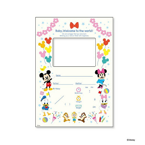 ナカバヤシ PTM-1 ベビーポスター ミッキー&フレンズ