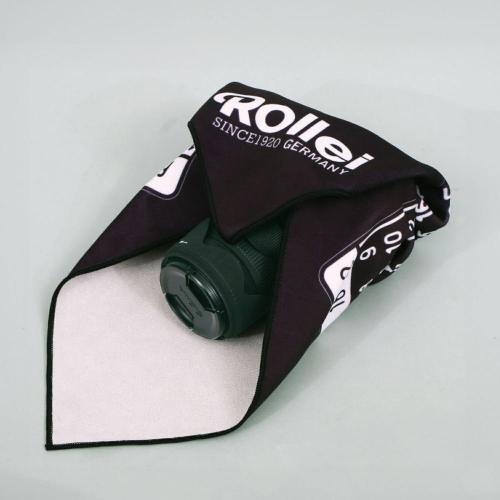 Rollei（ローライ） カメラクロス ロゴデザイン Lサイズ