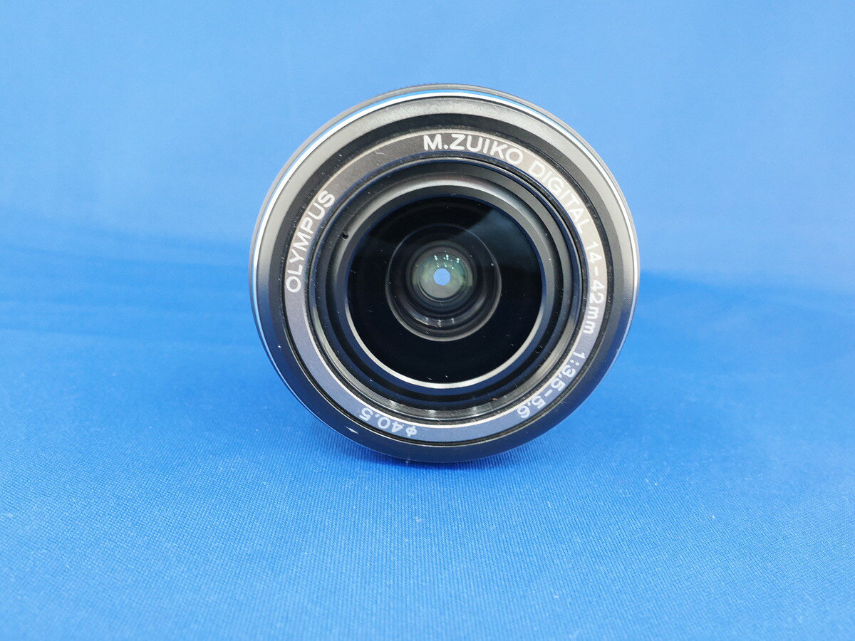 【中古】 【難あり品】 オリンパス M.ZUIKO DIGITAL ED 14-42mm F3.5-5.6-L ブラック 【交換レンズ】