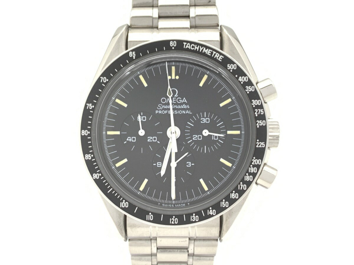 【中古】 【良品】 オメガ(OMEGA) スピードマスター プロフェッショナル ブラック 3592.50 ステンレススティール 【1年保証】