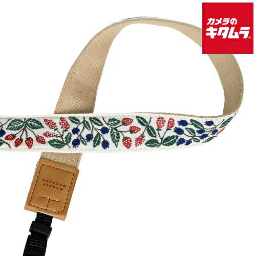 レピヤンリボン RR-3016-01 オリボンカメラストラップベリークリーム