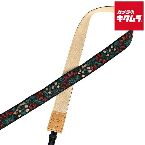 レピヤンリボン RR-3016-03 オリボンカメラストラップベリーブラック