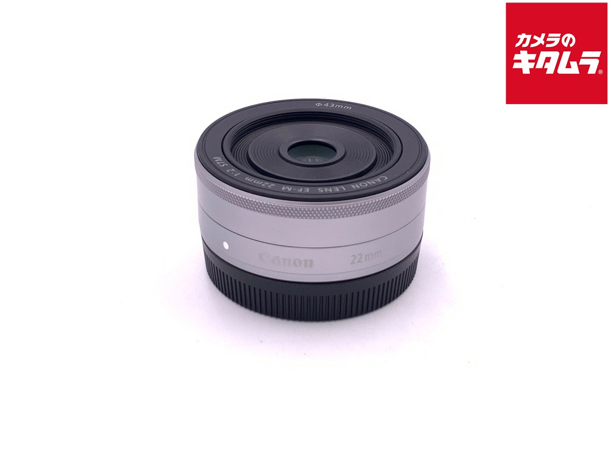 楽天市場】キヤノン パンケーキレンズ ef－m22mm f2 stm シルバーの通販