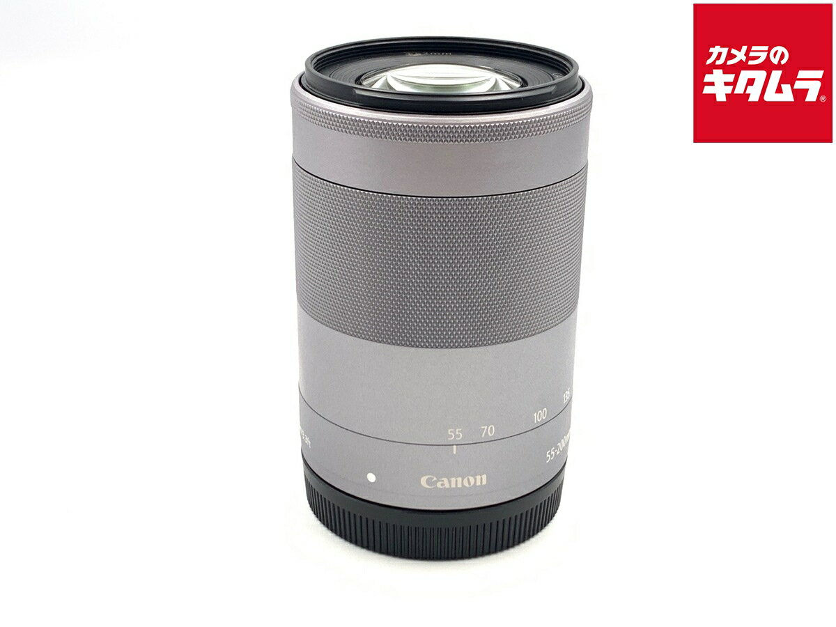中古EF-M55-200mm F4.5-6.3 IS STM シルバー