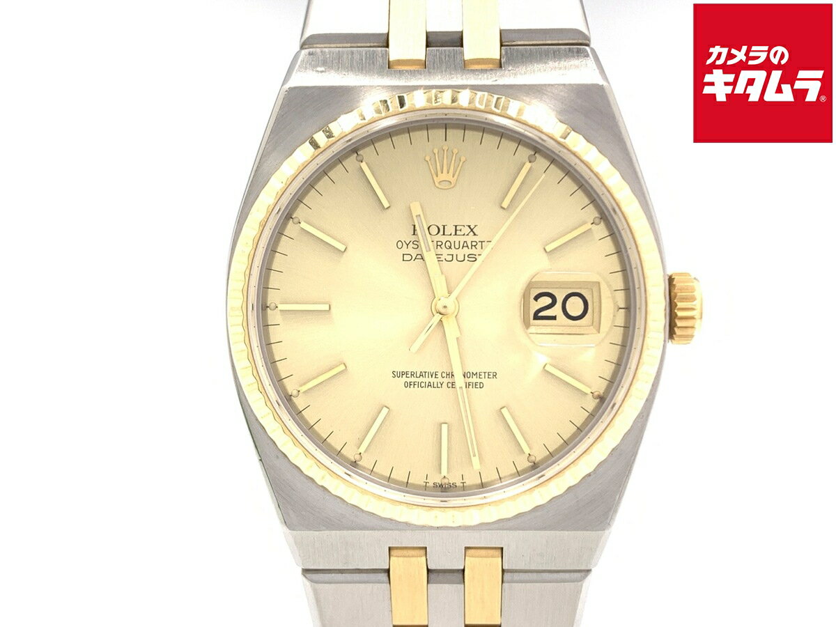 【中古】 【良品】 ロレックス(ROLEX) デイトジャスト オイスタークォーツ シャンパン [ゴールド系] 17..