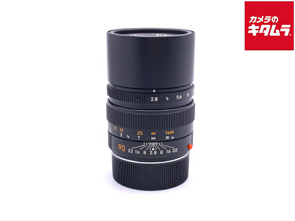 【中古】 【良品】 ライカ エルマリートM 90mm F2.8 後期 ブラック 【交換レンズ】のサムネイル