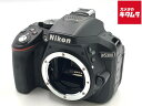 【中古】 【並品】 ニコン D5300 ボディ ブラック 【デジタル一眼レフ】