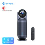 【SALE 20%OFF】EMEET ウェブカメラ 会議用 360度AI自動フォーカスカメラ HD1080P 8つの全指向性マイク 10Wスピーカー搭載 大音量 1台3役 5つの会議モード付き ノイズキャンセリング 双方向通話 ZOOM SKYPE LINE対応 レッドドットアワード受賞