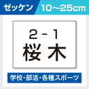 ゼッケン 1行〜3行 サイズ10〜25cm