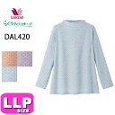 ワコール wacoal らくラクパートナー DAL420LL トップス カットソー アウター ハイネック 長袖 10分袖 LLP サイズ 春 秋 GA 介護 母...