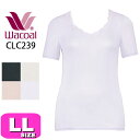 ワコール wacoal CLC239 インナー トップス ニット オーガニックコットン100% 3分袖 綿100% Uネック ゆったり 吸汗 通気性 やわらか オールシーズン LLサイズ メール便発送可(4)
