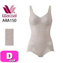 ワコール wacoal ARA150 ボディサポート ボディスーツ ノンワイヤー 股関節サポート Dカップ MLサイズ WB