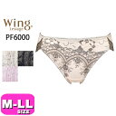 【全品対象エントリー5倍&最大500円OFFクーポン】ワコール wacoal ウイング Wing レシアージュ Lesiage PF6000 ショーツ ペアショーツ スタンダード ハイレッグ ローライズ 6000シリーズ M L LLサイズ Wing メール便発送可