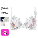 【全品対象エントリー5倍&最大500円OFFクーポン】サルート salute 22 ワコール wacoal BTJ422 ブラジャー 3/4カップ プッシュアップタイプ P-UP Cカップ